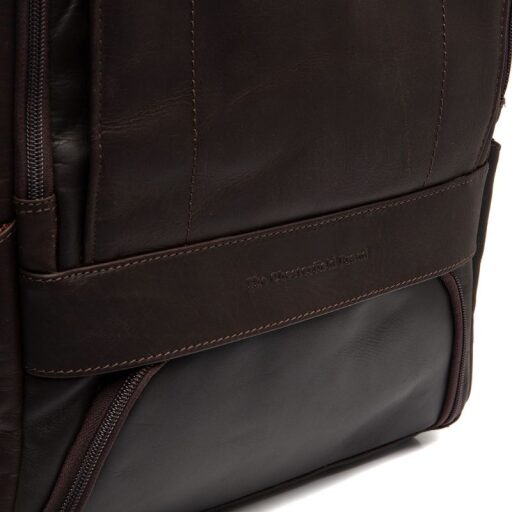 The Chesterfield Brand Kožený batoh na notebook Rich C58.015701 hnedý logo