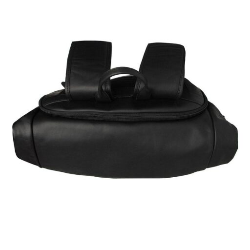 The Chesterfield Brand Roll top kožený batoh na notebook Remo C58.071300 čierny náhľad zhora