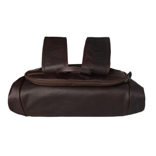 The Chesterfield Brand Roll top kožený batoh na notebook Remo C58.071301 hnedý náhľad zhora