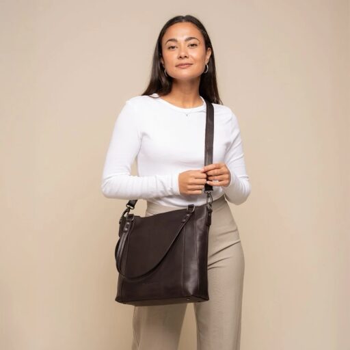 The Chesterfield Brand Kožená shopper kabelka Elira C48.143901 hnedá ako crossbody