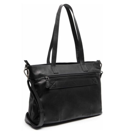 The Chesterfield Brand Kožená shopper taška na notebook 14" Osira C38.022600 čierna zadná strana