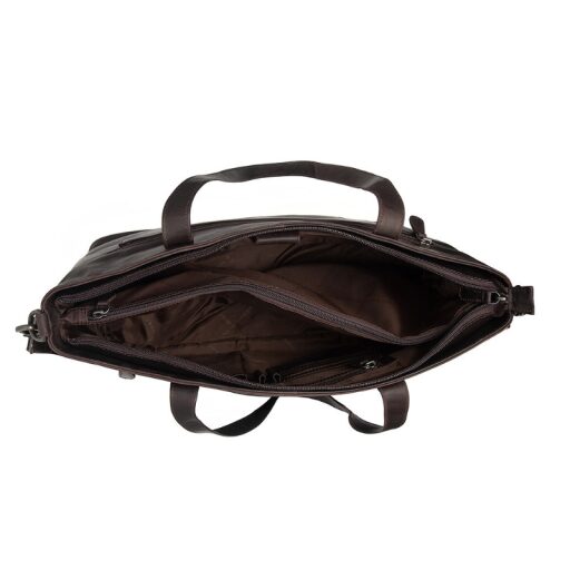 The Chesterfield Brand Kožená shopper kabelka na notebook 14" Osira C38.022601 hnedá priehradky