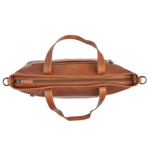 The Chesterfield Brand Kožená shopper kabelka na notebook 14" Osira C38.022631 koňaková