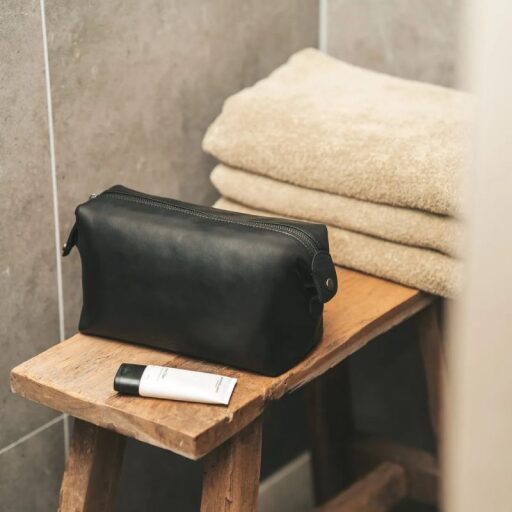 The Chesterfield Brand Kožená toaletná taška Westport C08.05100 čierna image
