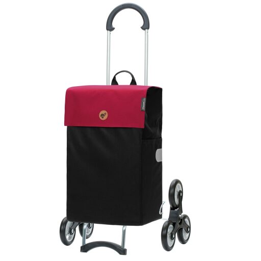 Andersen Nákupná taška do schodov SCALA SHOPPER TREPPENSTEIGER® HERA 119-004-74 červeno-čierna