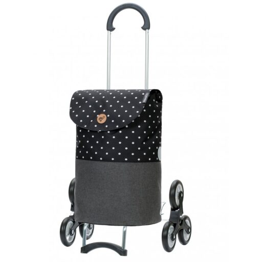 Nákupná taška do schodov červená s bodkami Andersen TREPPENSTEIGER SCALA SHOPPER ® DUKO 119-203-80