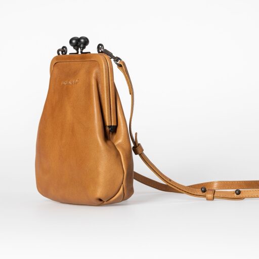 aunts & uncles Dámska kožená kabelka do ruky aj cez rameno Grandma´s Luxury Club Mrs. Sugar Pop 40454-1 koňaková