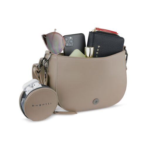 Bugatti Crossbody kabelka ALMATA 49665854 piesková