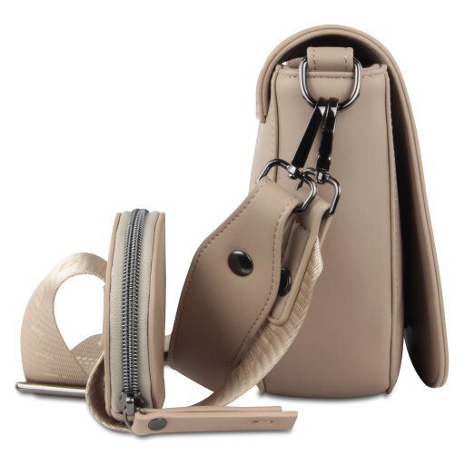 Bugatti Crossbody kabelka ALMATA 49665854 piesková