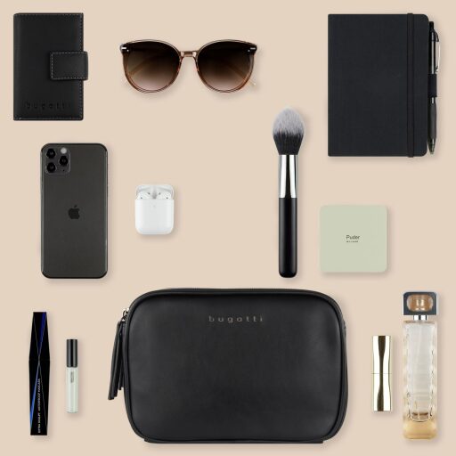 Bugatti Crossbody kabelka cez rameno ALMATA 49665401 čierna