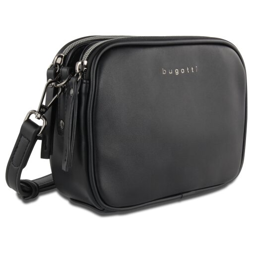 Bugatti Crossbody kabelka cez plece ALMATA  49665401 čierna