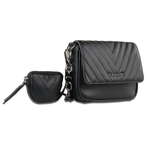 Bugatti Dámska crossbody kabelka s peňaženkou 2v1 SIRA 49332001 čierna