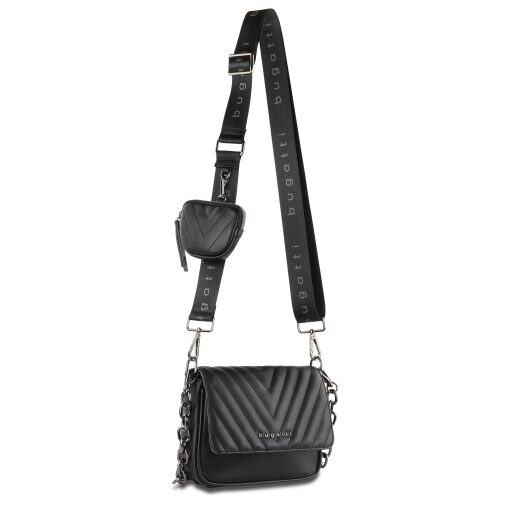 Bugatti Dámska crossbody kabelka s peňaženkou 2v1 SIRA 49332001 čierna