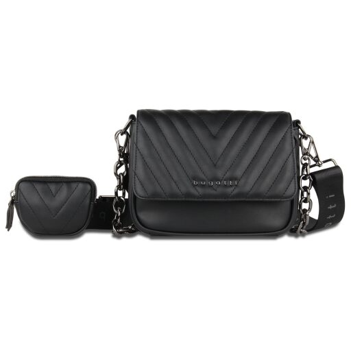 Bugatti Dámska crossbody kabelka s peňaženkou 2v1 SIRA 49332001 čierna