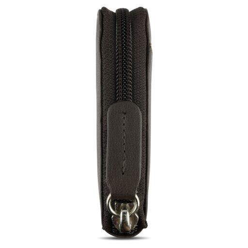 Dámska kožená peňaženka RFID Bugatti Banda Zip Ladies Long Wallet 49133602 hnedá - zadná strana