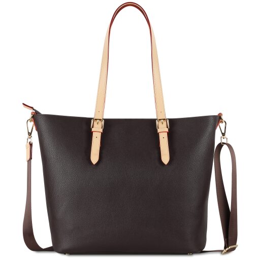 Bugatti Dámska shopper kabelka Ella L 49362502 tmavo hnedá zadná strana