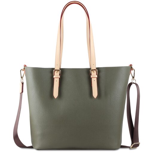 Bugatti Dámska shopper kabelka Ella L 49362584 olivová zadná strana