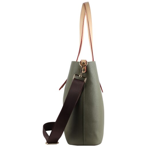 Bugatti Dámska shopper kabelka Ella L 49362584 olivová