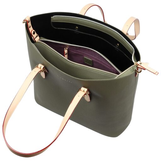 Bugatti Dámska shopper kabelka Ella L 49362584 olivová