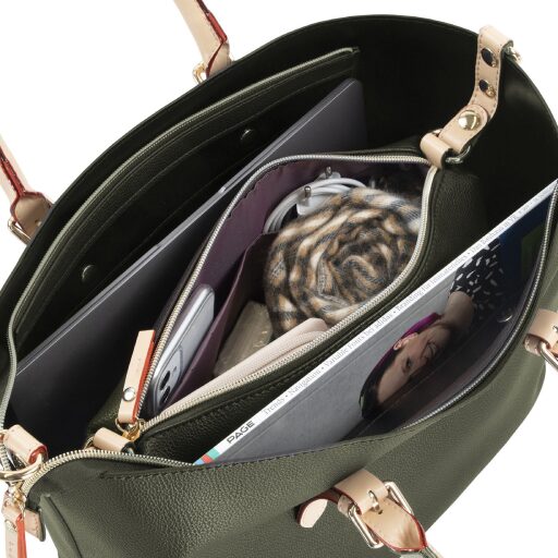 Bugatti Dámska shopper kabelka Ella M 49362484 olivová