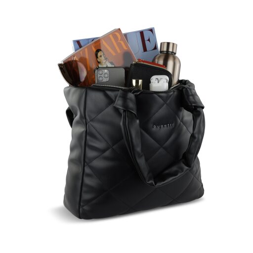 Bugatti Dámska shopper kabelka cez rameno Cara 49615201 čierna