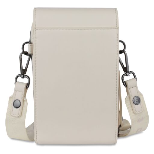 Bugatti Dámska taška cez rameno - crossbody na doklady ALMATA 49665350 béžová zadná strana