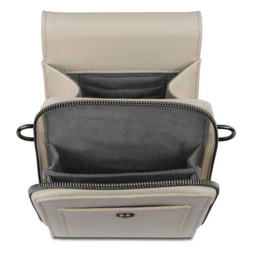 Bugatti Dámska taška cez rameno - crossbody na doklady ALMATA 49665350 béžová