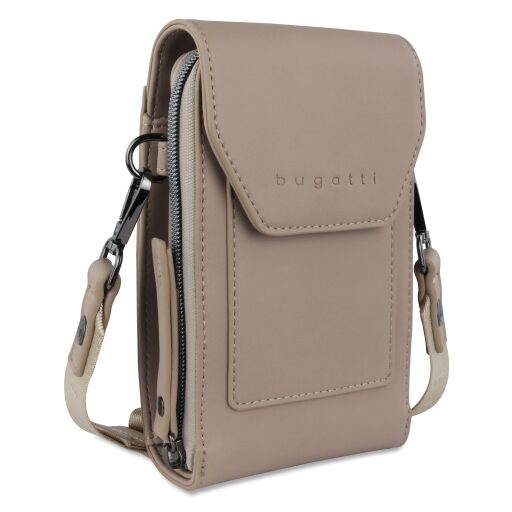 Bugatti Dámska taška cez rameno - crossbody na doklady ALMATA  49665354 piesková