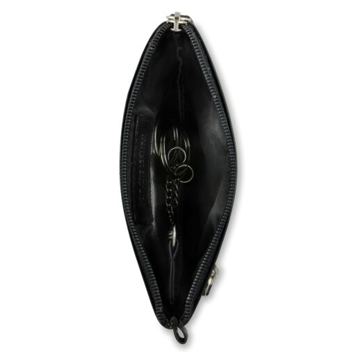 Bugatti Kožená klíčenka / puzdro na kľúče Super Slim Key Case RFID 49190601 čierna