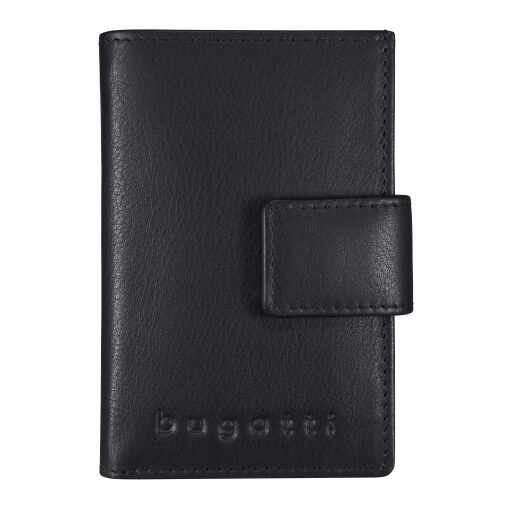 Bugatti Kožené puzdro na platobné karty Secure Deluxe 49140001 čierna