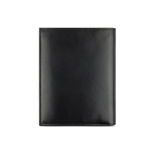 Bugatti Nobile Vertical Wallet With Flap RFID Pánska kožená peňaženka 49125501 čierna - zadná strana