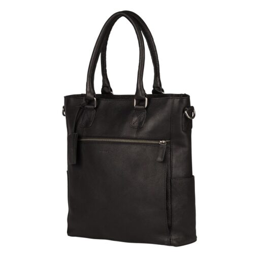 BURKELY Kožená shopper kabelka Antique Avery 8005217.56.10 čierna