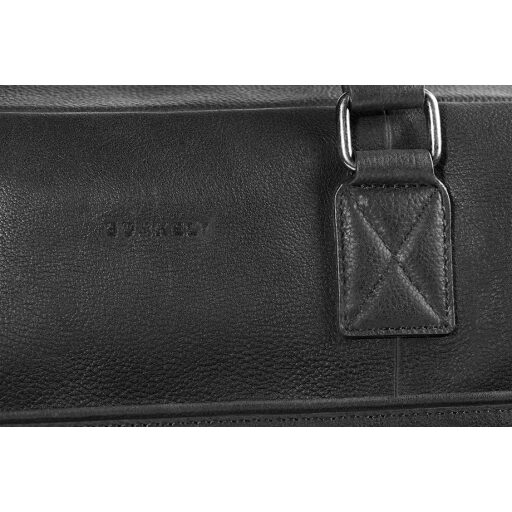 BURKELY Kožená taška messenger Antique Avery  8007918.56.10 čierna