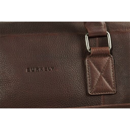 BURKELY Kožená taška messenger Antique Avery  8007918.56.20 hnedá