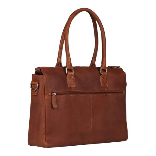 BURKELY Kožená taška na notebook 15,6" Antique Avery 8006988.56.24 koňaková