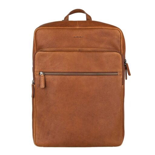 BURKELY Kožený batoh na notebook Antique Avery 8005364.56.24 koňak