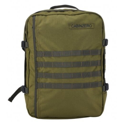 CabinZero Palubný batoh Military Green 44L cz091403 zelený - spredu