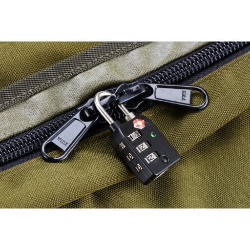 CabinZero palubná batožina / batoh do lietadla Military Green 44L cz091403 zelený - detail zipsu