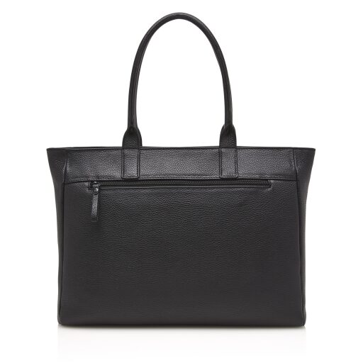 Castelijn & Beerens Dámska shopper kabelka na notebook 15,6" RFID Anna 269561 čierna zadná strana