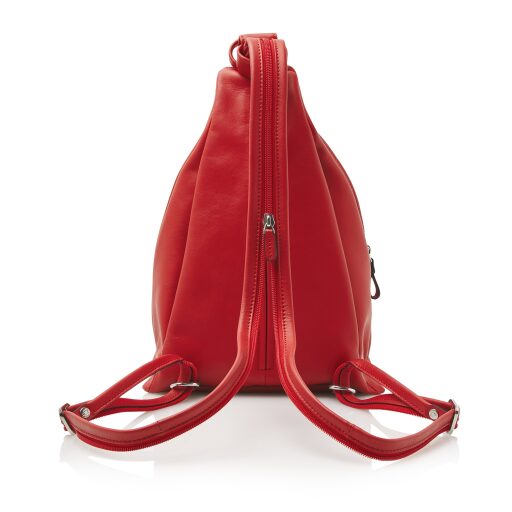 Elegantný dámsky kožený batôžtek do mesta Castelijn & Beerens Babette Nappa Backpack - zadná strana