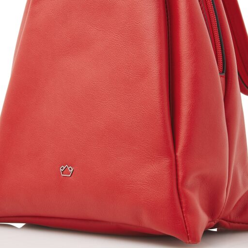Elegantný dámsky kožený batôžtek do mesta Castelijn & Beerens Babette Nappa Backpack - detail loga