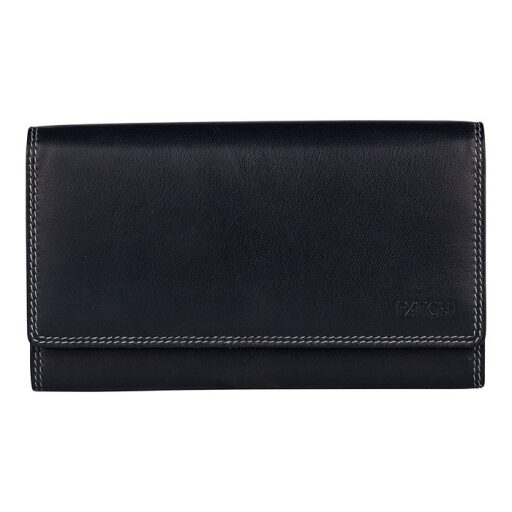 Patchi Dámska kožená peňaženka RFID 3001036.61.30 modrá / multicolor