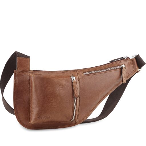 PICARD Kožená ľadvinka/crossbody BUDDY 4503 koňak