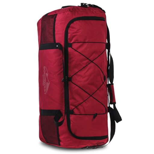 Cestovná taška na kolieskach skladacia SOUTHWEST BOUND Budget 90l červená 30361-0200