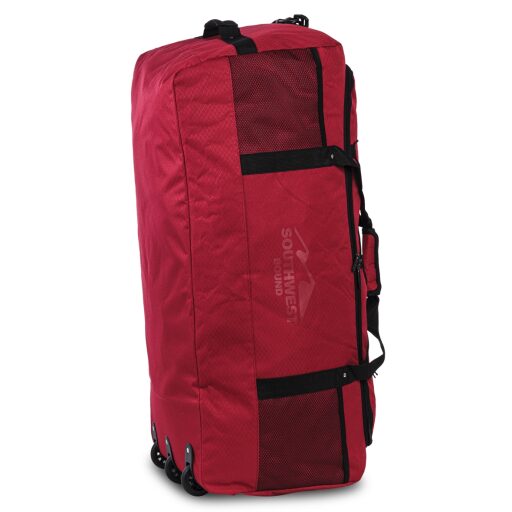 Skladacia cestovná taška na kolieskach SOUTHWEST BOUND Budget 90l 30361-0200 červená
