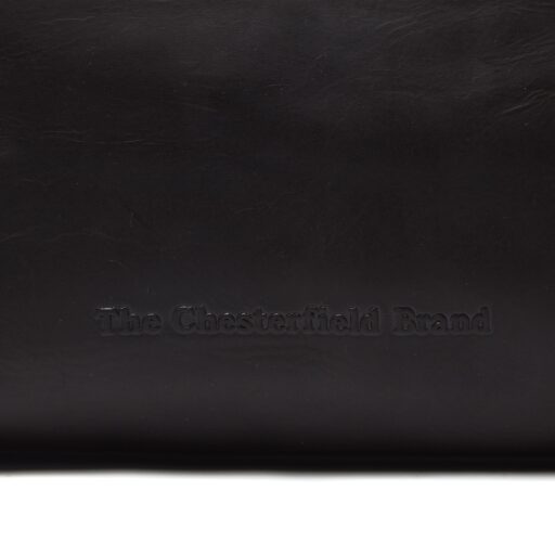 Dámska kožená kabelka do ruky aj cez rameno Chili C48.126901 hnedá - detail loga značky The Chesterfield Brand