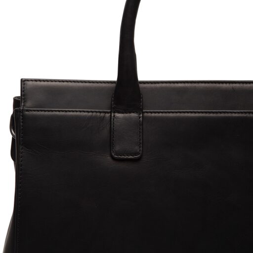 The Chesterfield Brand Dámska kožená kabelka do ruky aj cez rameno Rivera C48.127500 čierna
