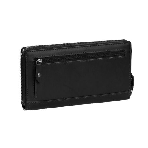 The Chesterfield Brand Dámska kožená peňaženka RFID Halle C08.043200 čierna zadná strana