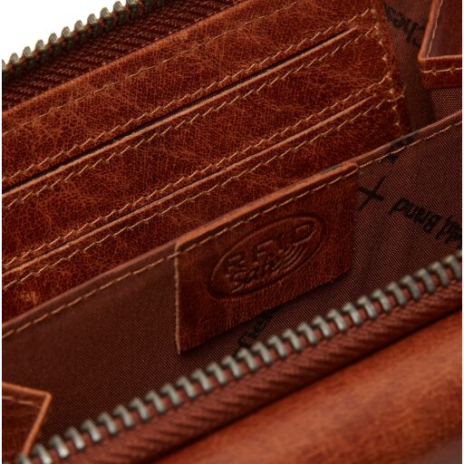 The Chesterfield Brand Dámska kožená peňaženka RFID Rhodos C08.044531 koňaková