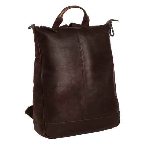Dámsky kožený batoh do mesta The Chesterfield Brand Manchester C58.014101 hnedá